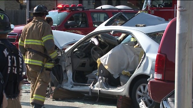"At that time she was alive and I was talking to her" Witnesses watch horrific accident unfold at Sherman & Burleigh