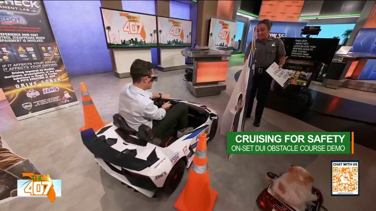 Koda the Fluff Drives Road Safety in Daytona Beach