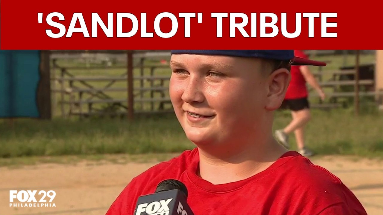 Young baseball players steal show with 'Sandlot' tribute at MLB All-Star Game