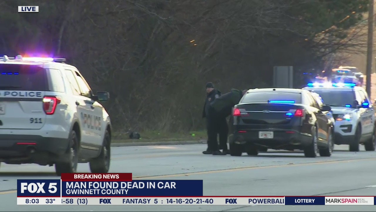 Body found in car on Gwinnett County Road