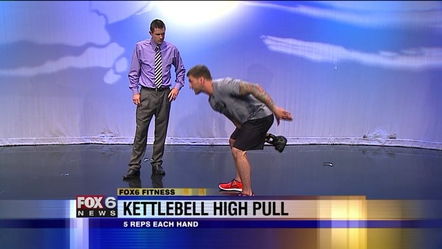 Get a full body workout with a kettlebell