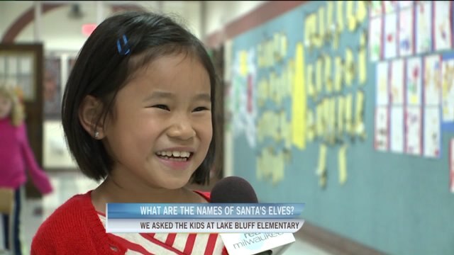 What are the names of Santa`s elves?