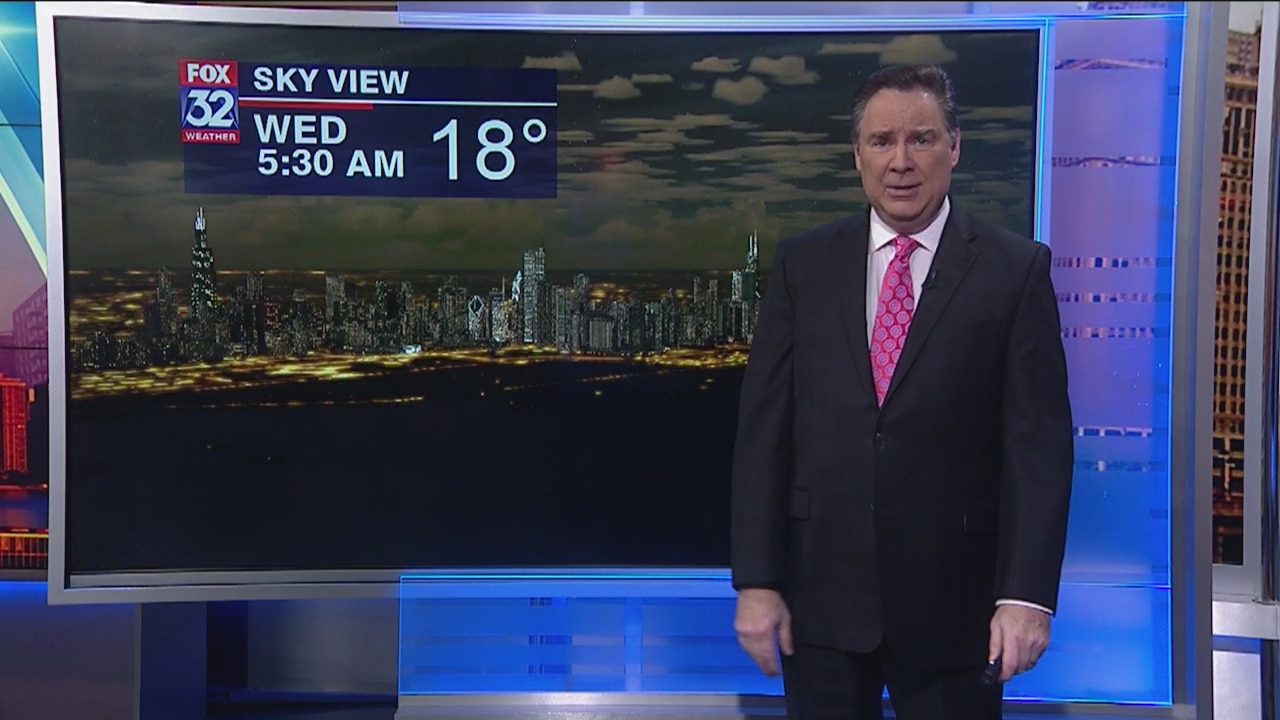 Early morning forecast for Chicagoland on Feb. 19th