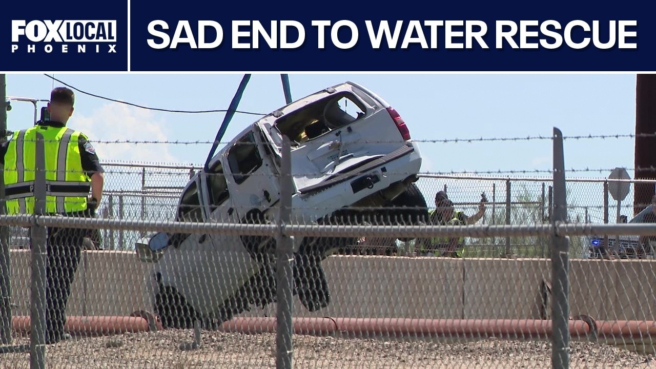 1 person dead after car plunged into Mesa canal
