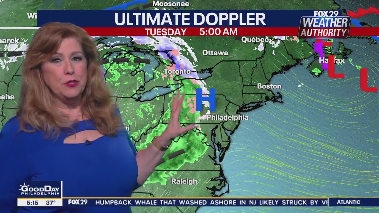 Weather Authority: Tuesday, 5 a.m. forecast