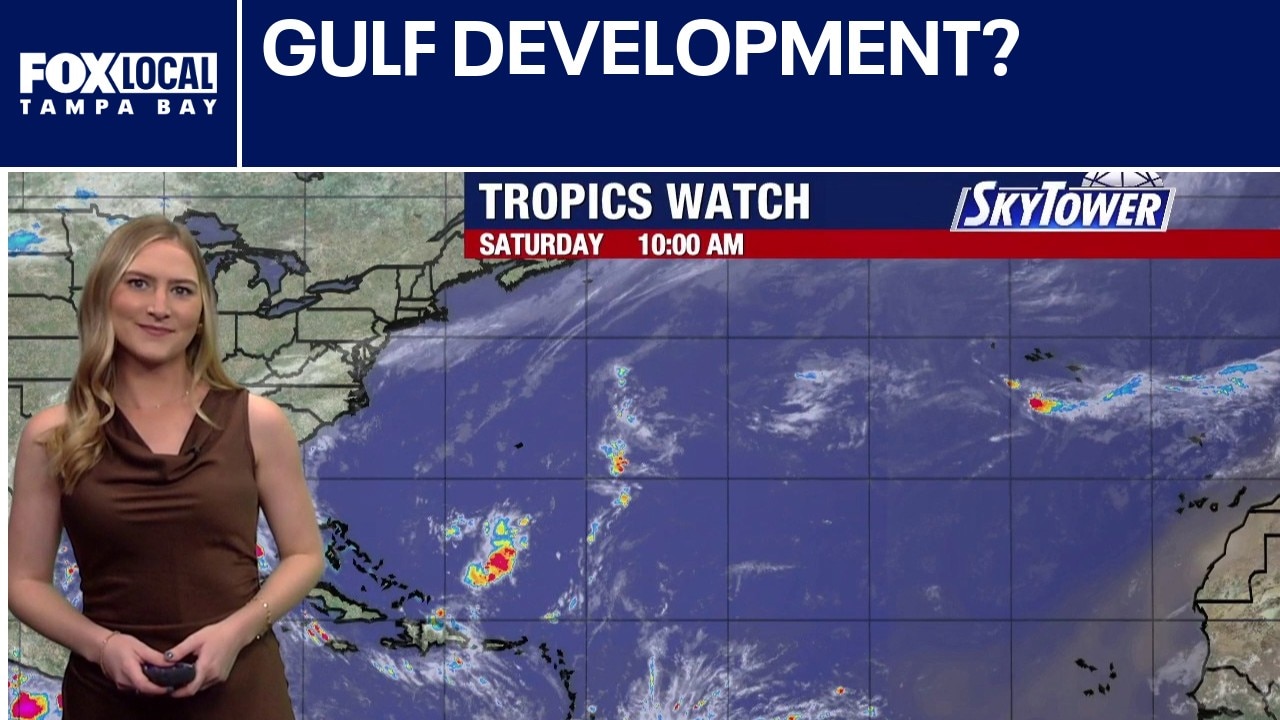 Today's tropical weather forecast