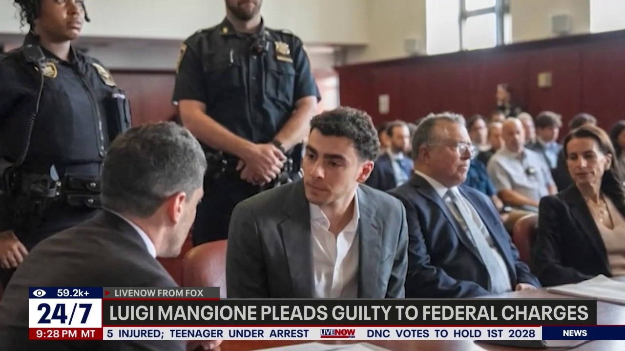Mangione pleads guilty to federal charges in 'open' plea