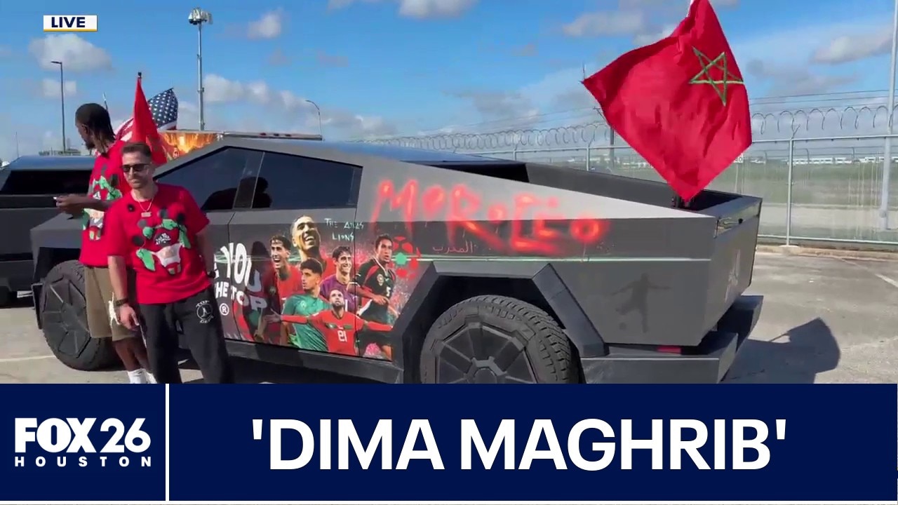 FIFA World Cup 2026: Morocco fans gather for parade to Houston Stadium