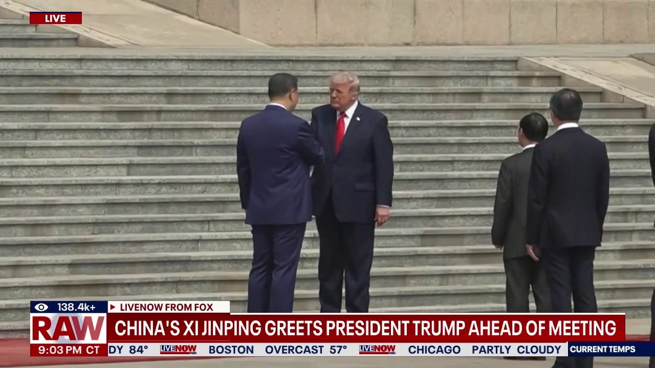 Trump greets China’s Xi, arrives for high-stakes talks
