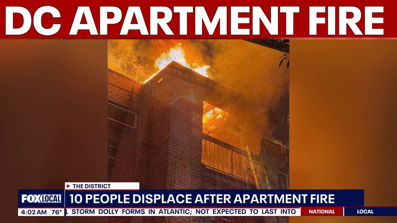 10 displaced after DC apartment fire | FOX 5 AT 4AM