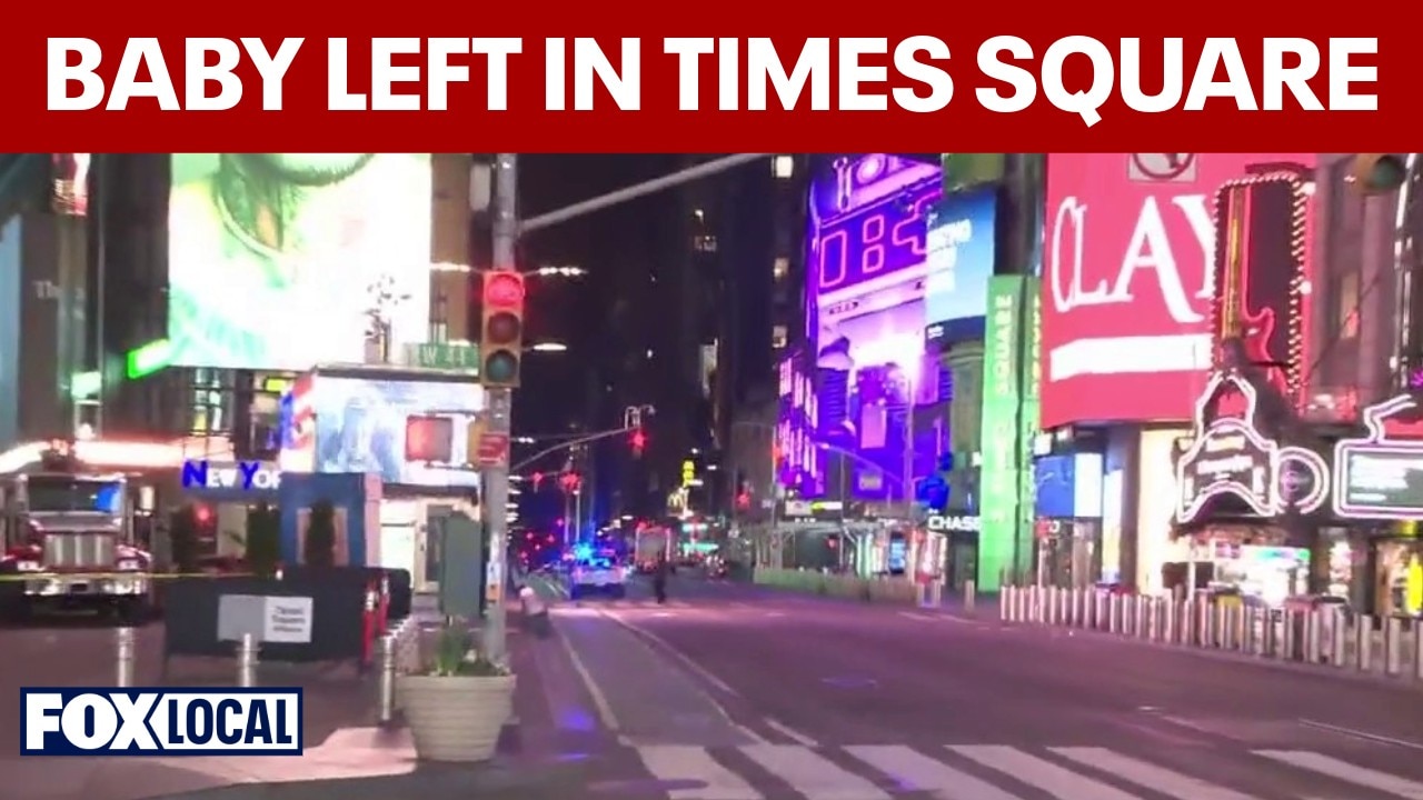 Police looking for father after baby left in stroller in Times Square