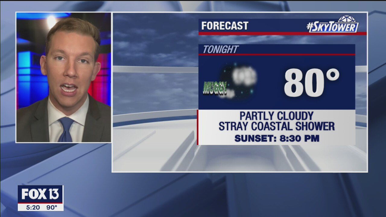 Tuesday evening weathercast
