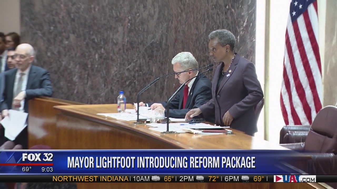 Mayor Lightfoot introducing new reform package