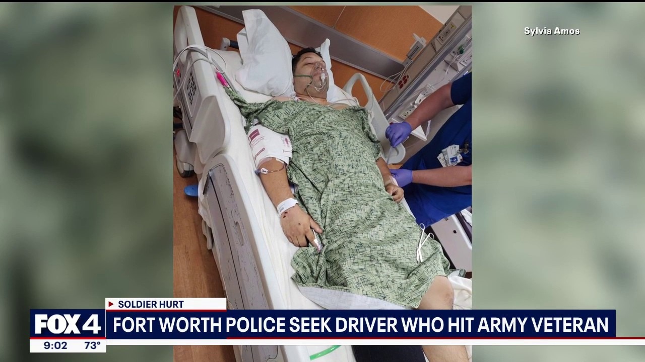 Fort Worth police seek driver who hit Army veteran