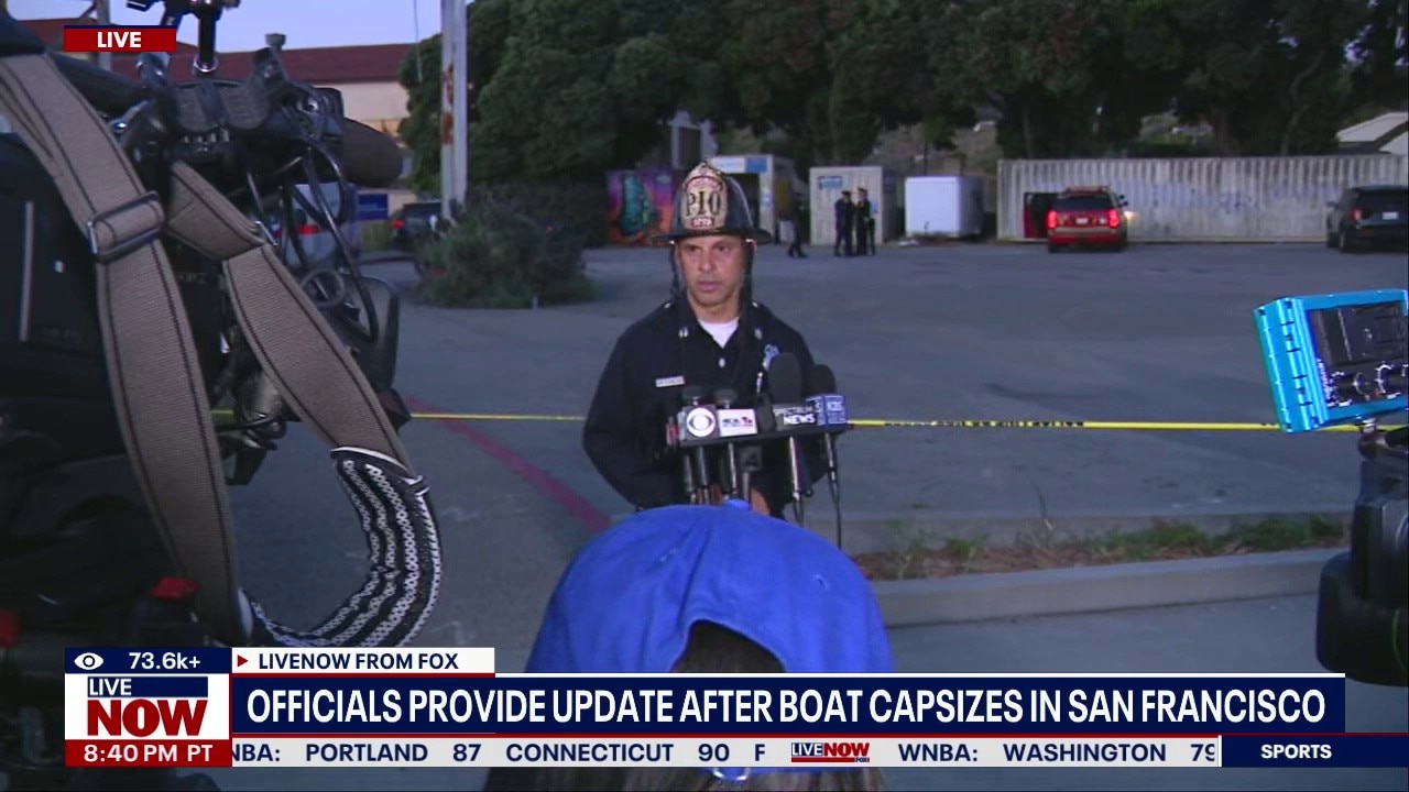 Update after boat capsizes in San Francisco Bay 