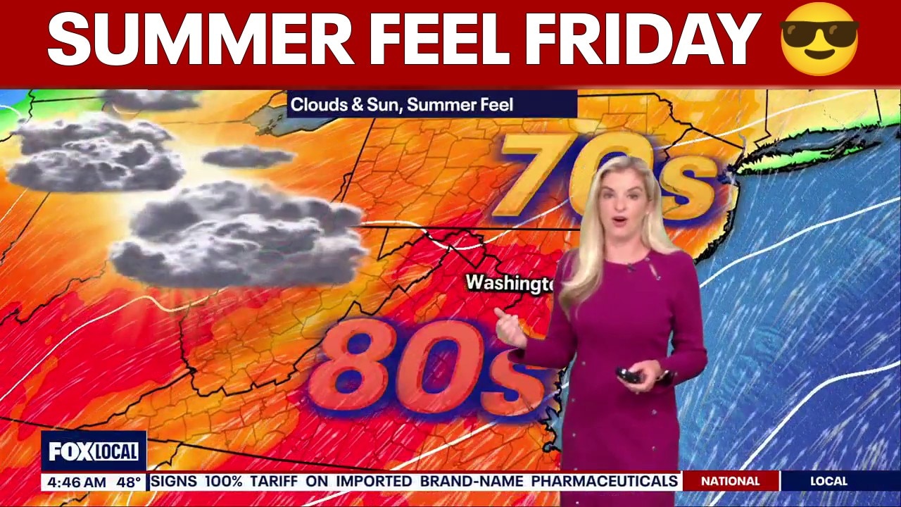 DC weather: Morning fog, drizzle clear for Friday afternoon sunshine