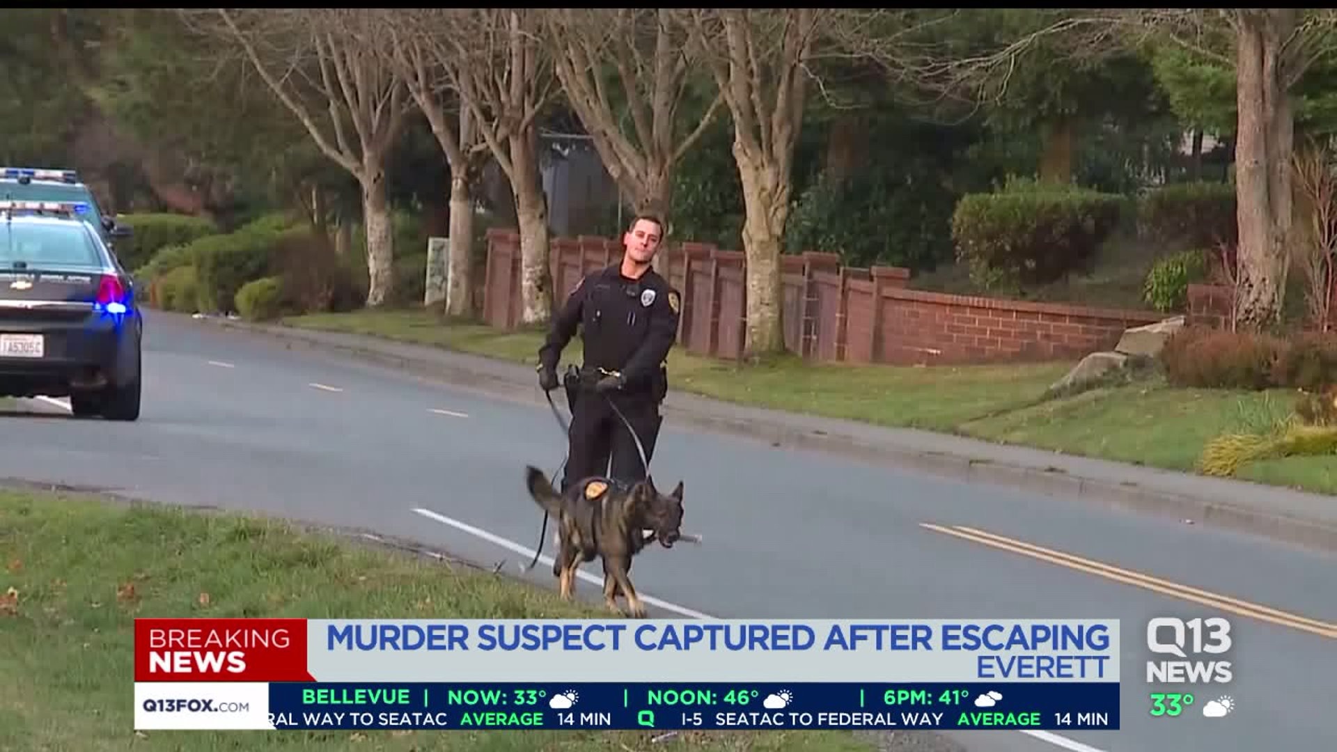 Murder suspect captured after escaping custody | FOX 13 Seattle
