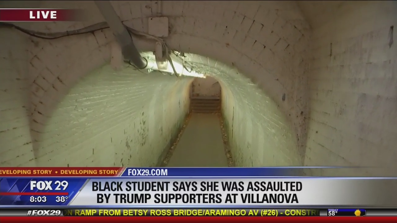 Villanova SEPTA tunnel where alleged racial, political attack happened