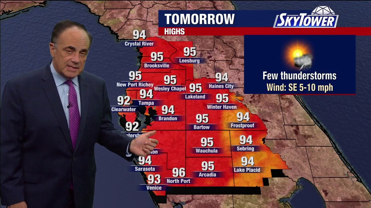Tampa Weather | Wednesday evening forecast