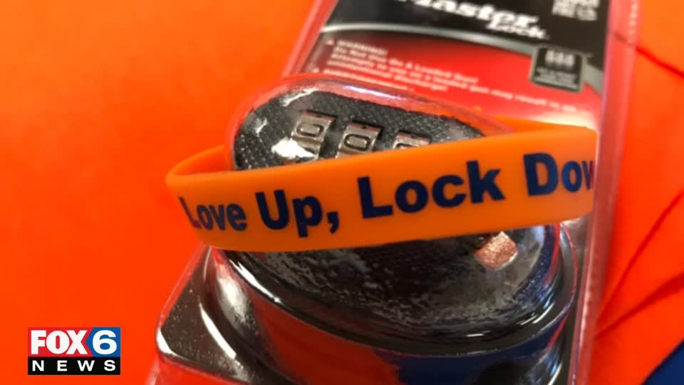 Local organization pushes for increased gun safety practices; giving away gun locks