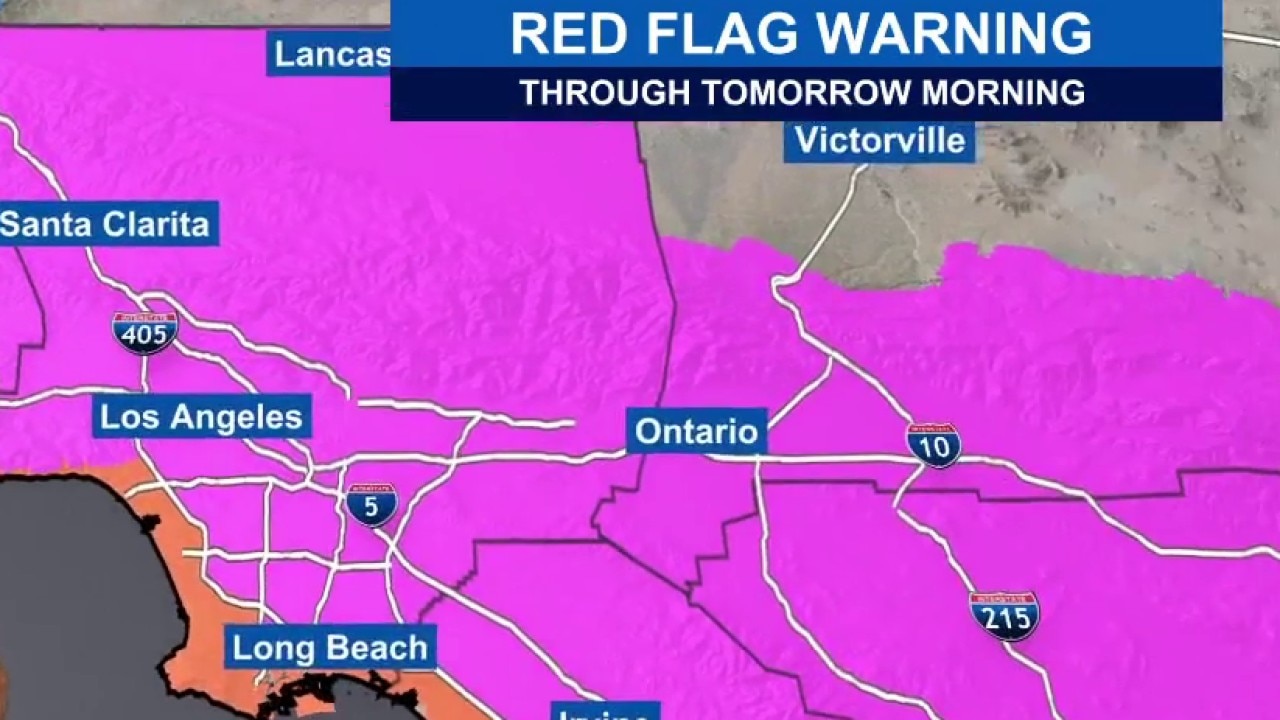 LA County under red flag warning rest of night