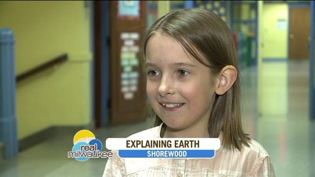 Students at Atwater Elementary School in Shorewood talk about the Earth