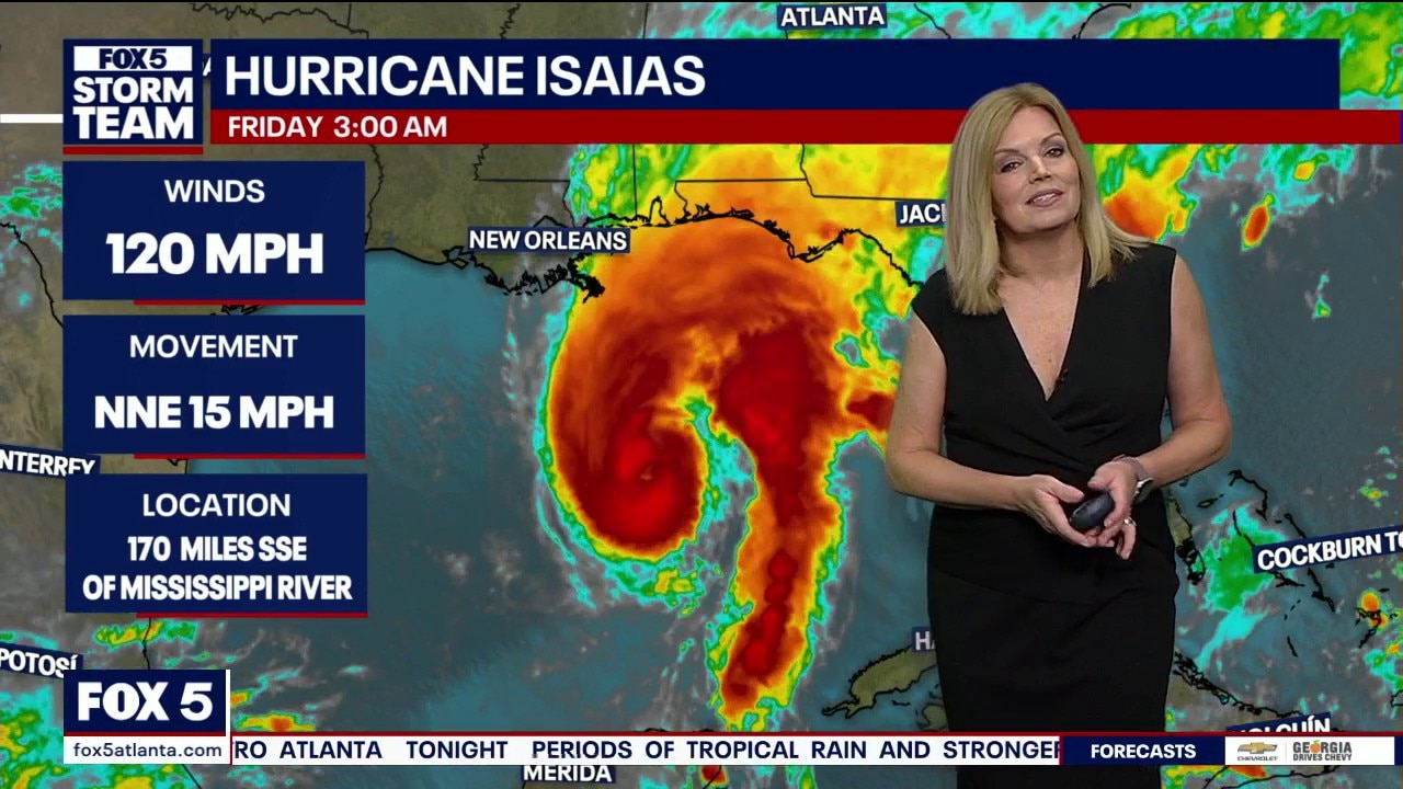 Hurricane Isaias reaches CAT 3 status 