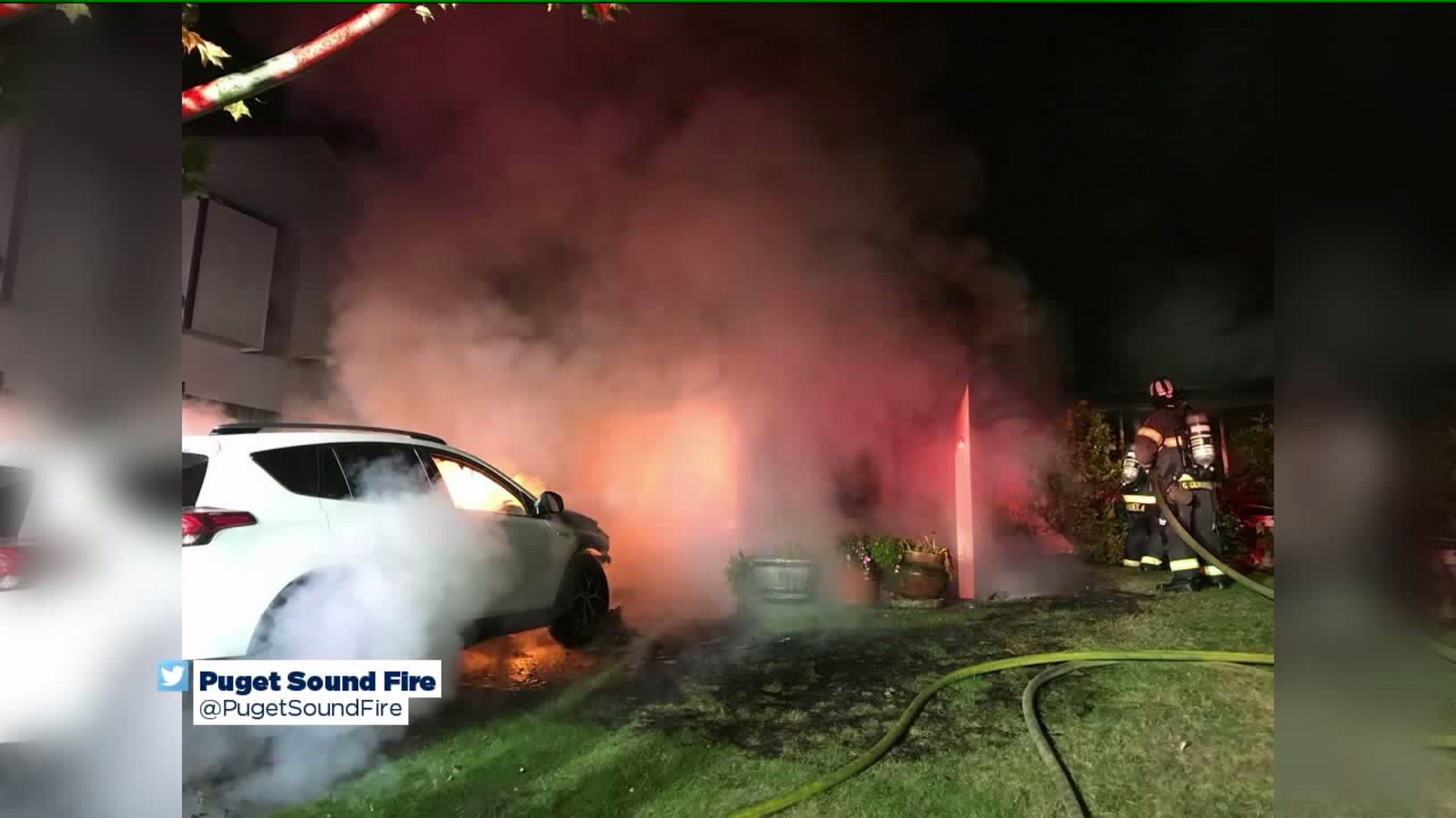House fire in Kent