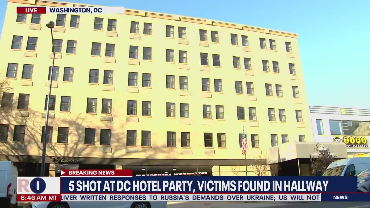 5 shot at surprise party in DC hotel