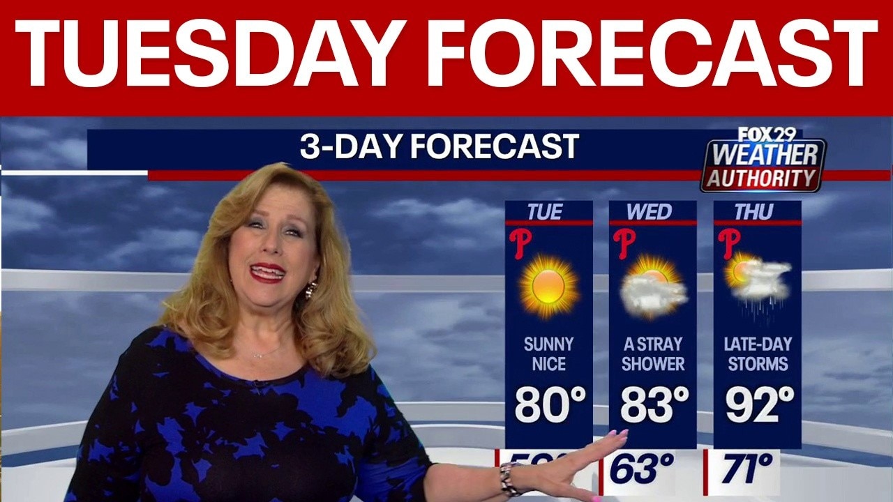 Philadelphia weather: Cool stretch continues Tuesday