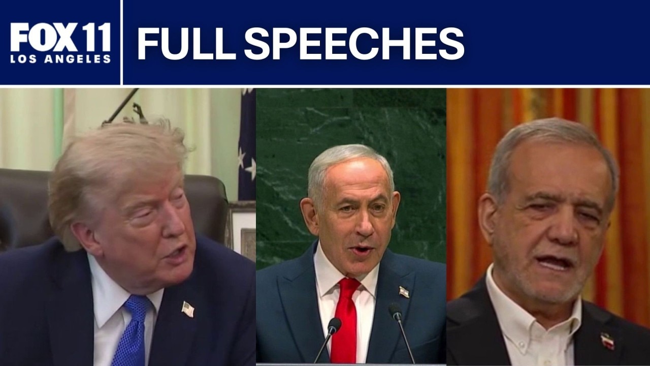 U.N. speeches: Trump, Benjamin Netanyahu, Masoud Pezeshkian