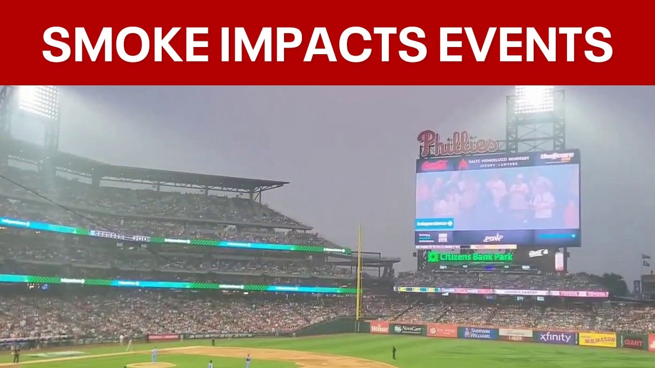 How Canadian wildfire smoke is impacting Philadelphia events