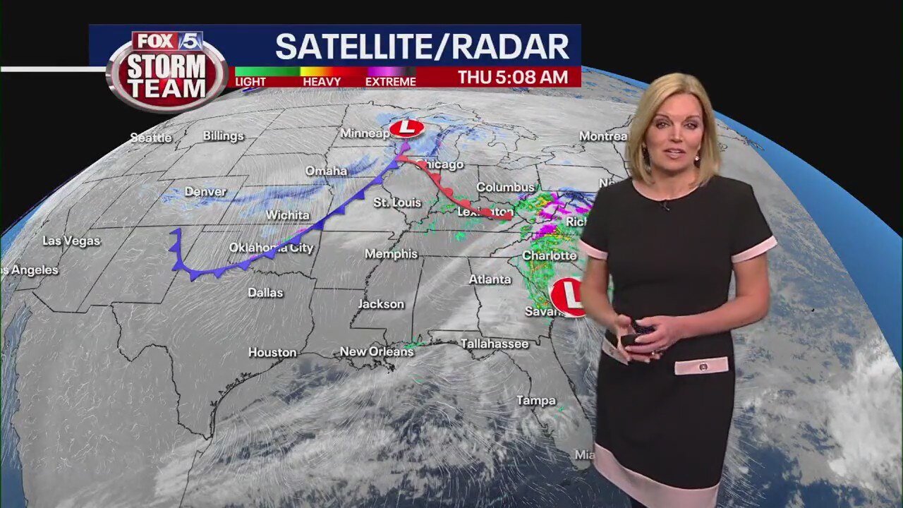 Thursday morning weather forecast