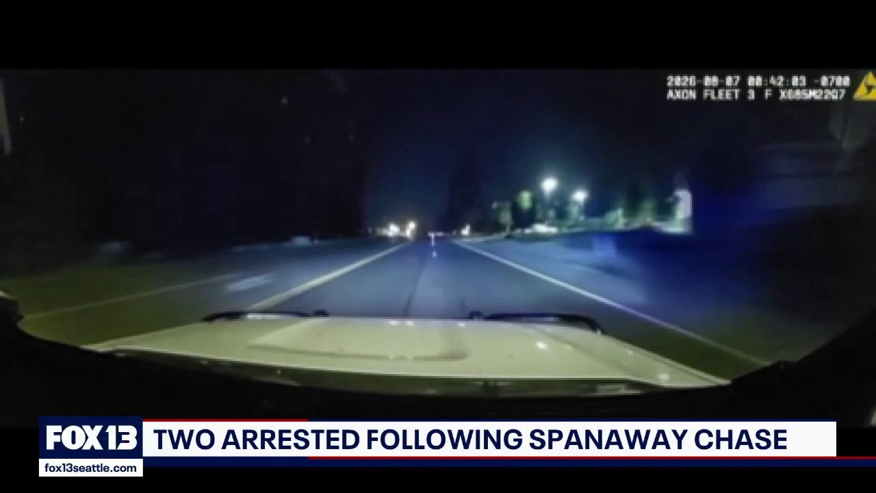 Two arrested following Spanaway chase