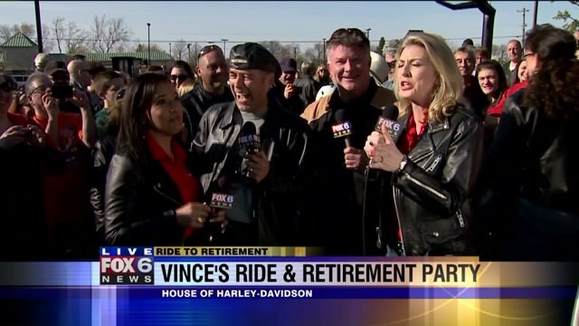 Vince Condella`s Retirement Party kicks off at the House of Harley-Davidson