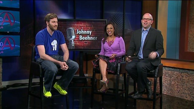 Comedian Johnny Beehner joined the Studio A team for some laughs