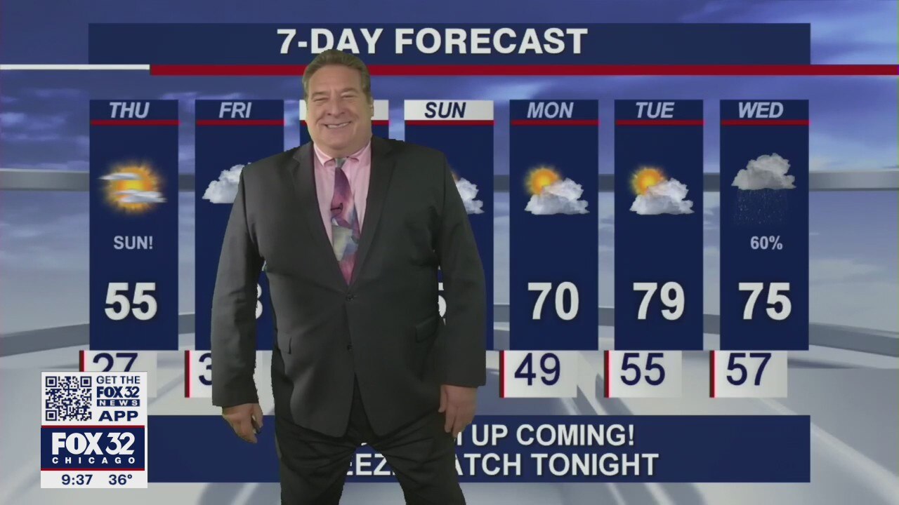 10 p.m. forecast for Chicagoland on April 21