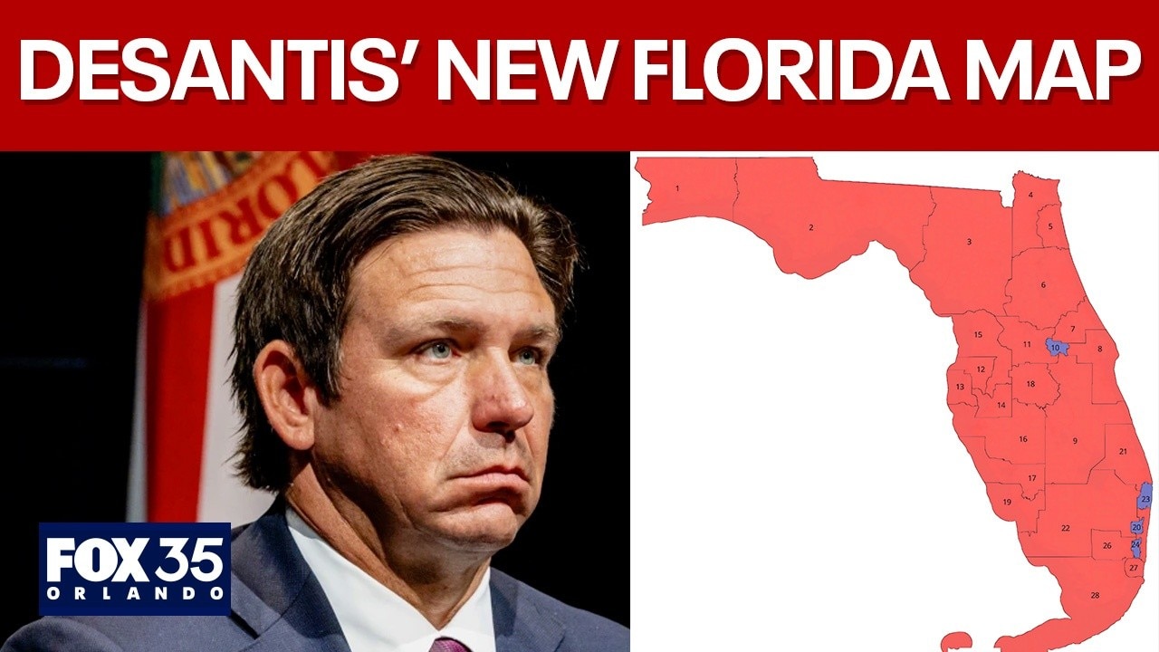 Gov. DeSantis' new Florida map adds 4 GOP seats