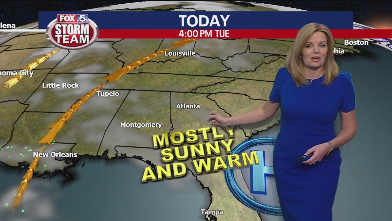 Tuesday morning weather forecast