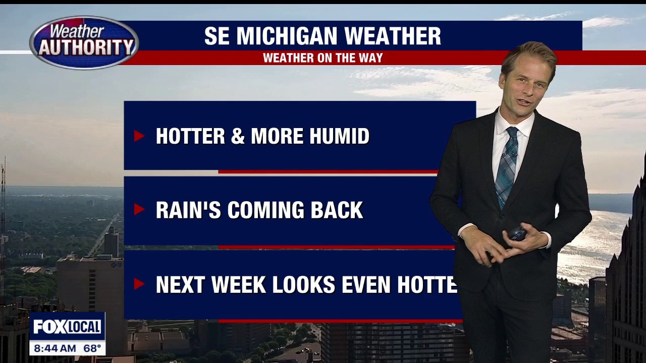 Heating up for next week