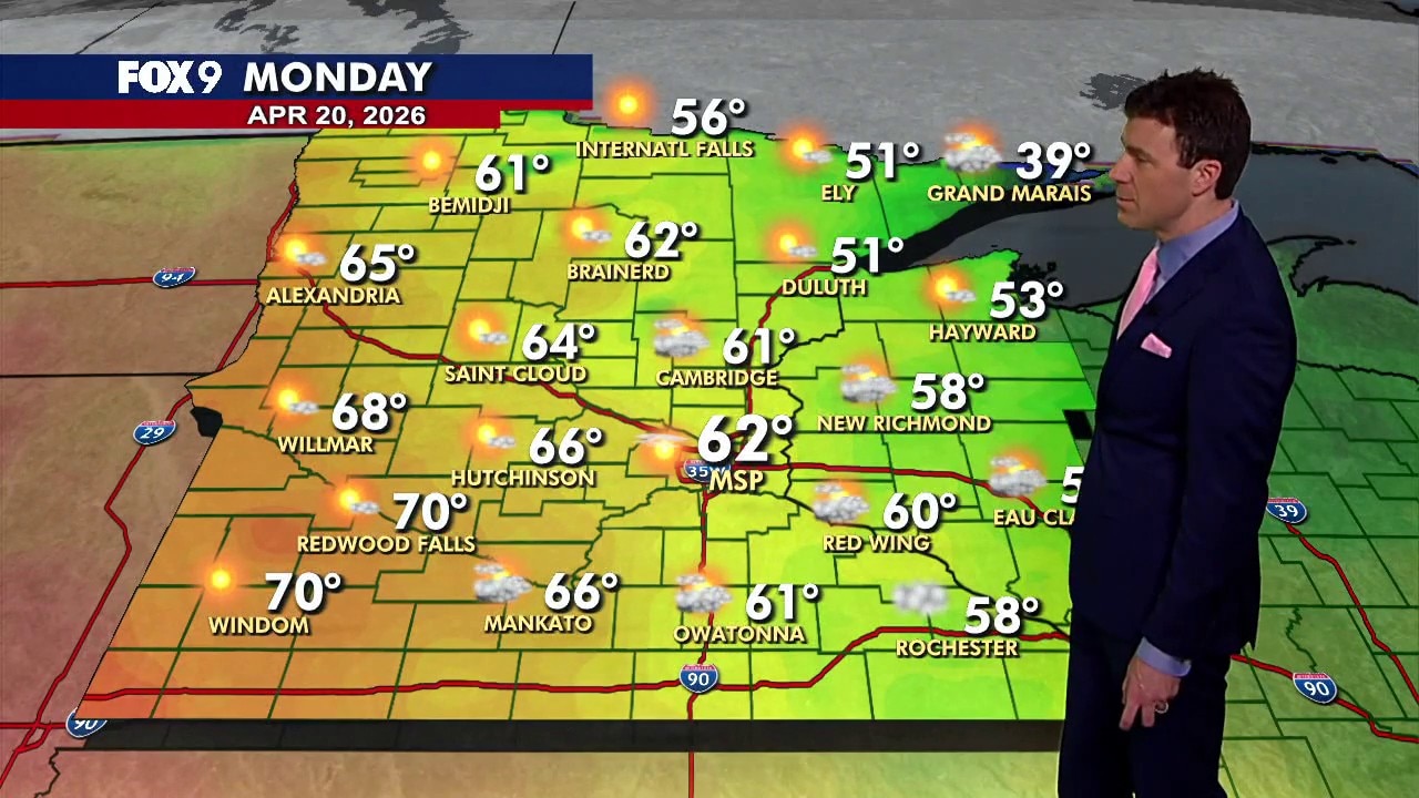 MN weather: Warm and breezy Monday