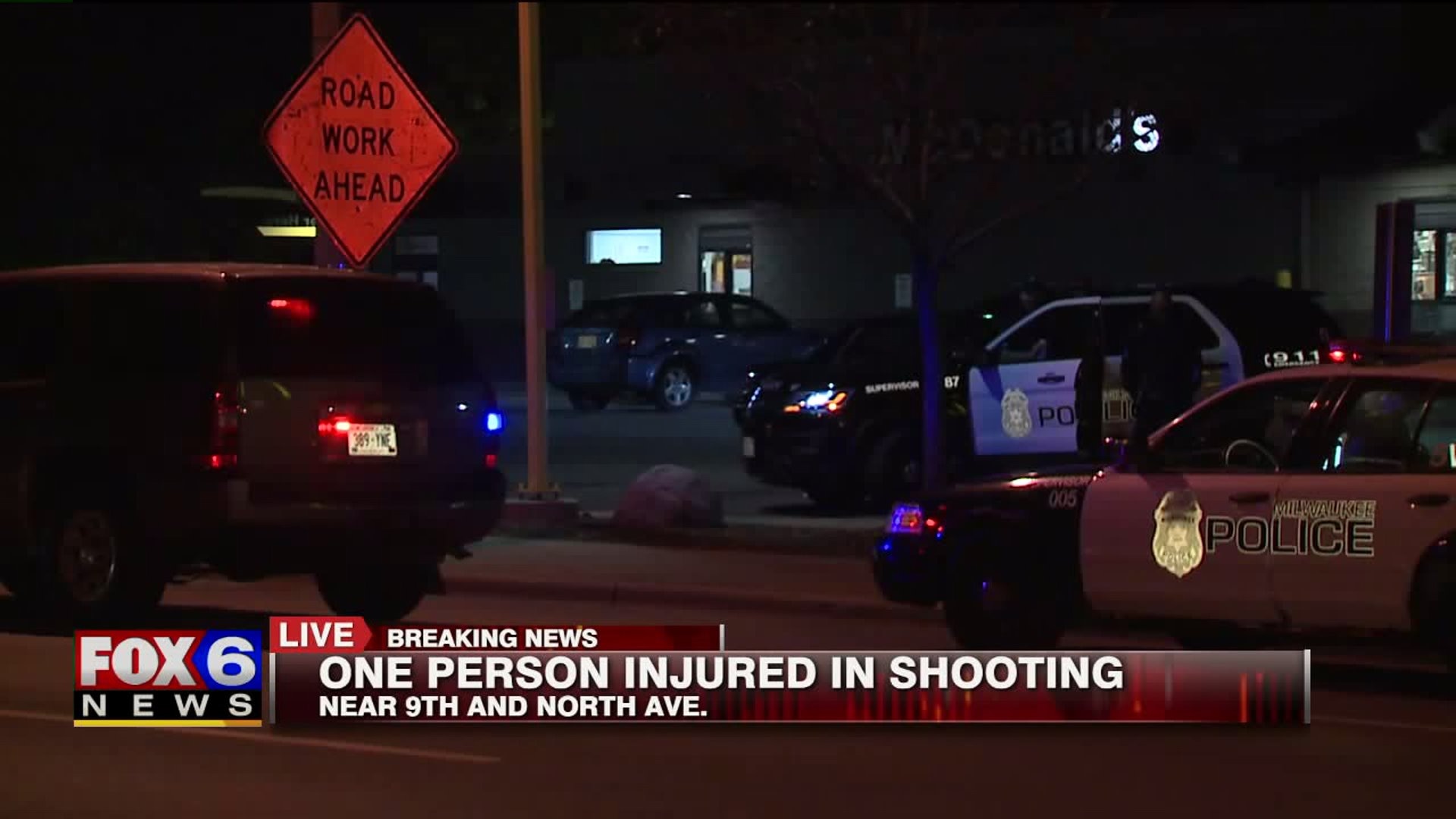 Report of shots fired closes I-43 SB; shooting victim transported to hospital from 9th and North