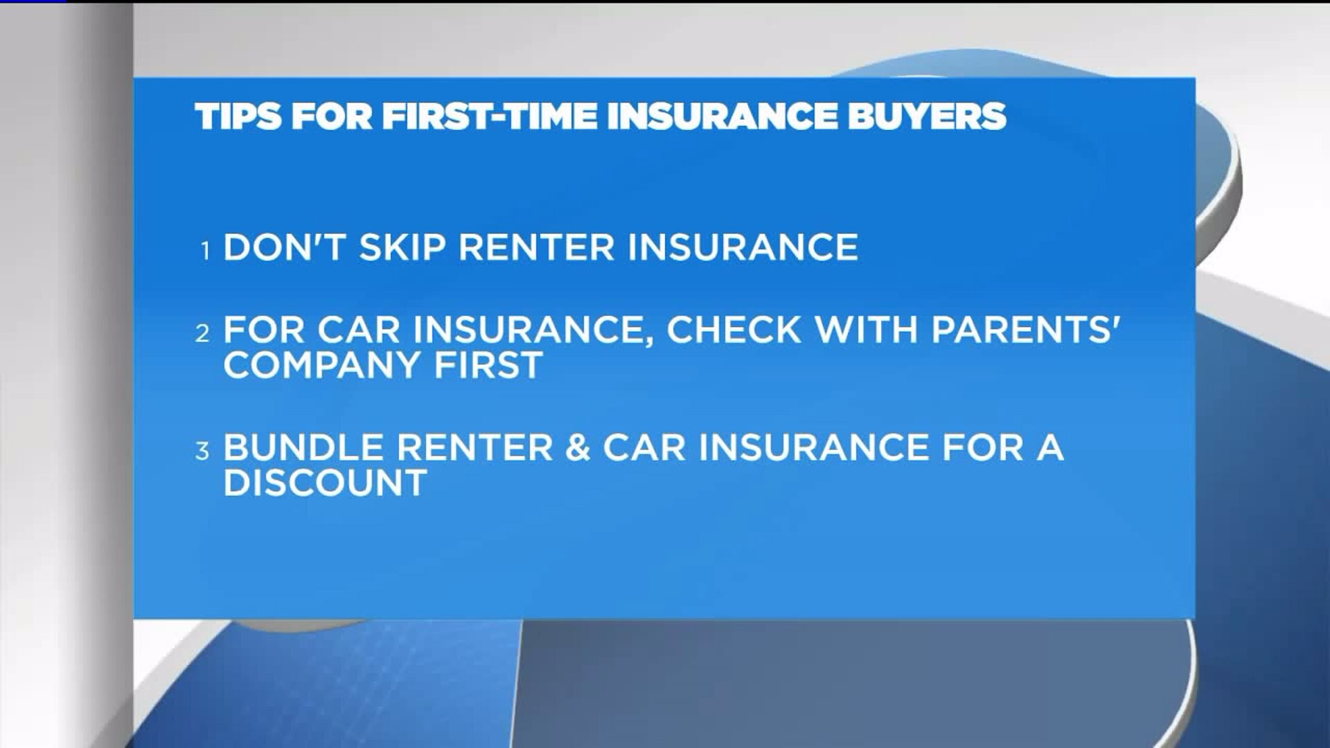 PEMCO tips for first-time insurance buyers