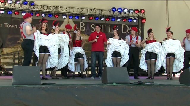 Kramp enjoys music and dancing at Bastille Days