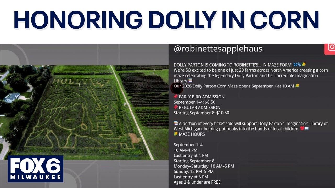 Dolly Parton remembered: Michigan corn maze to open