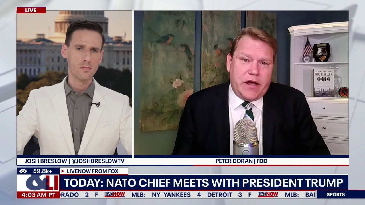 TODAY: NATO chief meets with President Trump