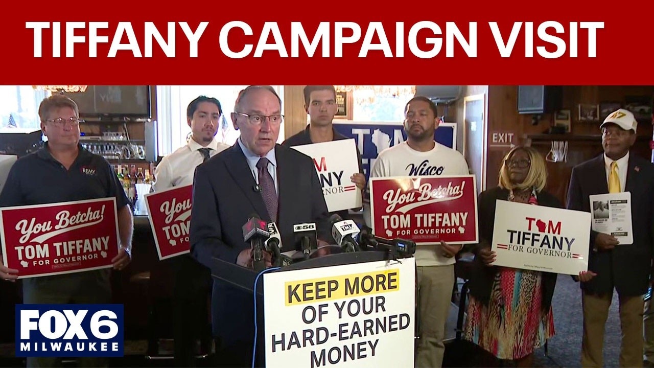 Tom Tiffany campaign visit in Hales Corners