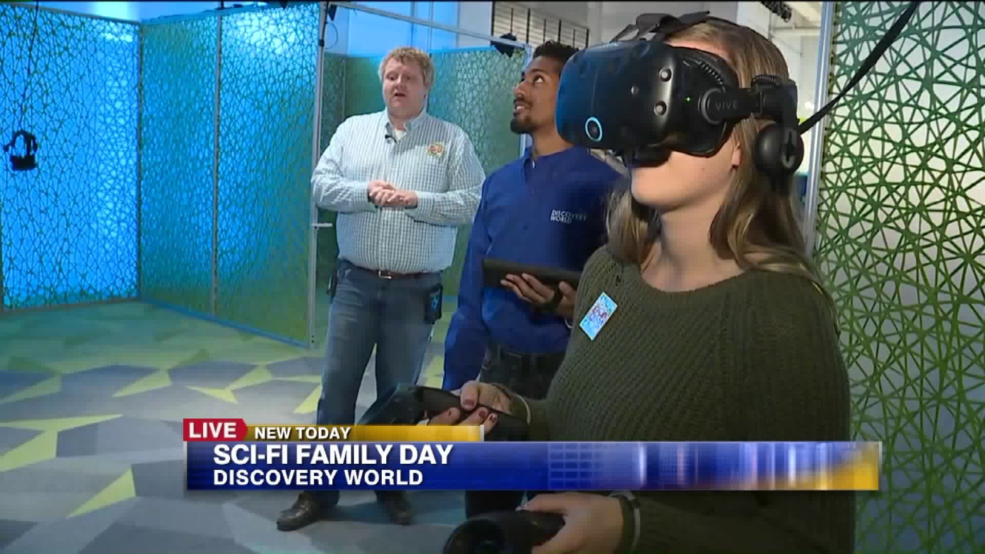 Virtual reality exhibit