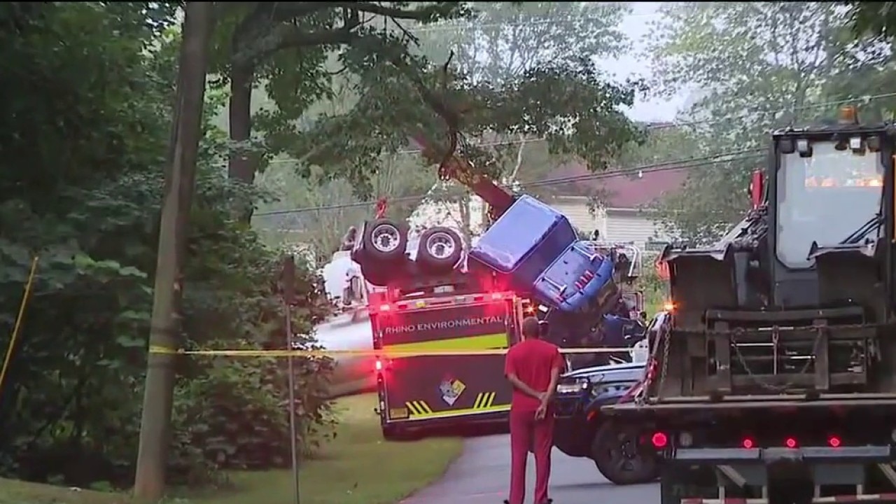 Overturned tanker spills fuel in DeKalb County
