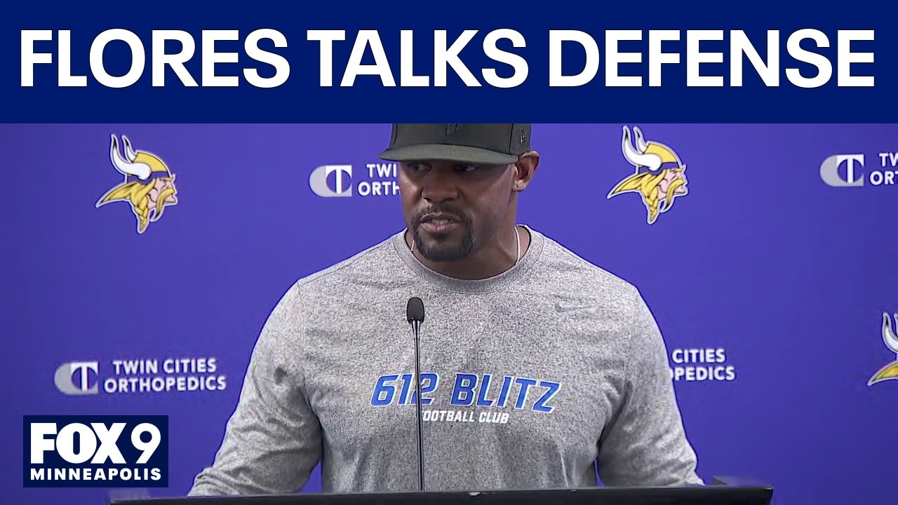 Vikings DC Brian Flores on Dominique Orange's 4th down stop: 'Huge play in the game'